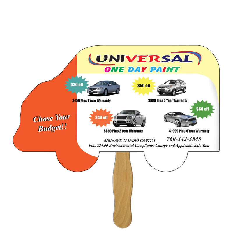EZX-9 - Truck Hand Fan Full Color (1 Side)