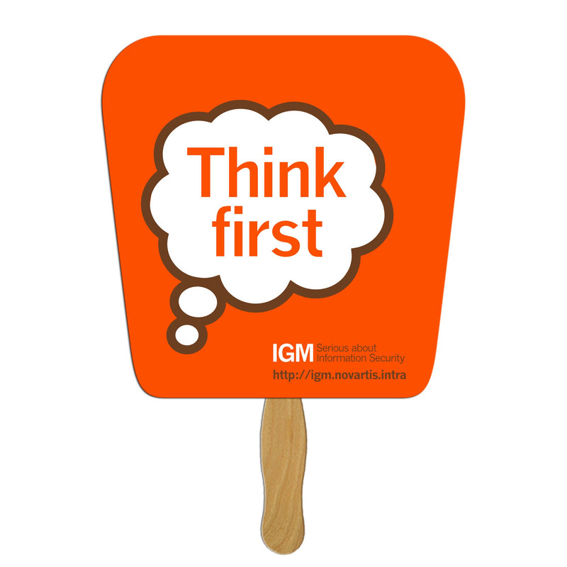 LFX-92 TAPERED SQUARE HAND FAN FULL COLOR