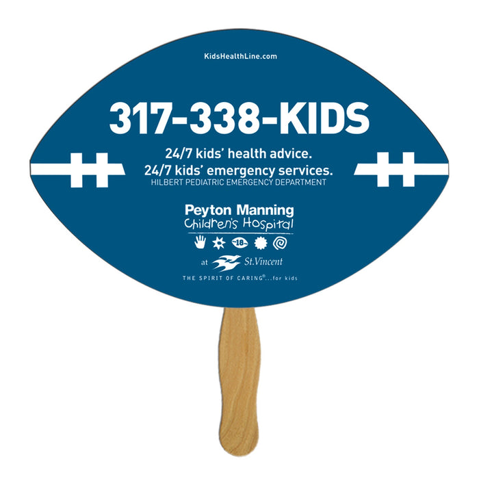 LFX-144 FOOTBALL HAND FAN FULL COLOR