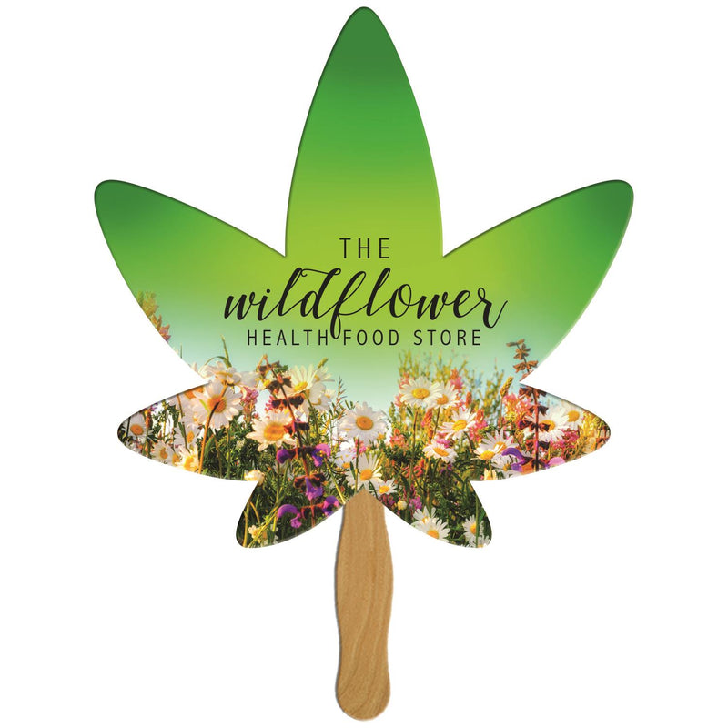LFX-151 - Cannabis Hand Fan Full Color (1 Side)