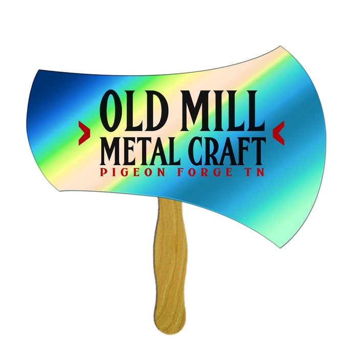 LFX-154 AXE / HATCHET HAND FAN FULL COLOR