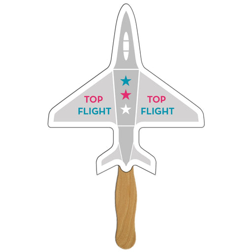 LFX-157 - Airplane Hand Fan Full Color (1 Side)