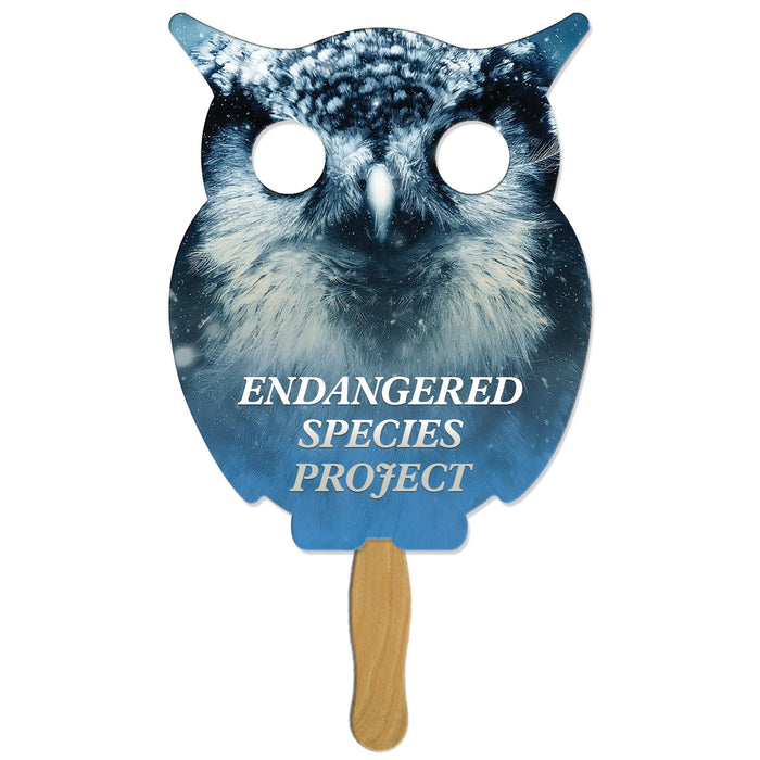 LFX-163 OWL HAND FAN FULL COLOR