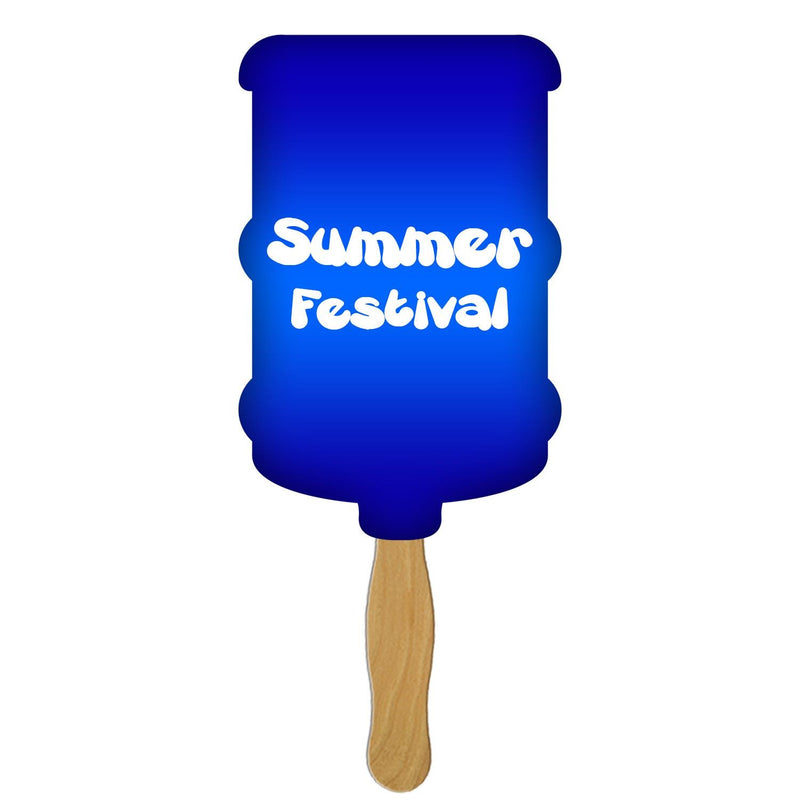 EZX-64 - Water Cooler Hand Fan Full Color (1 Side)