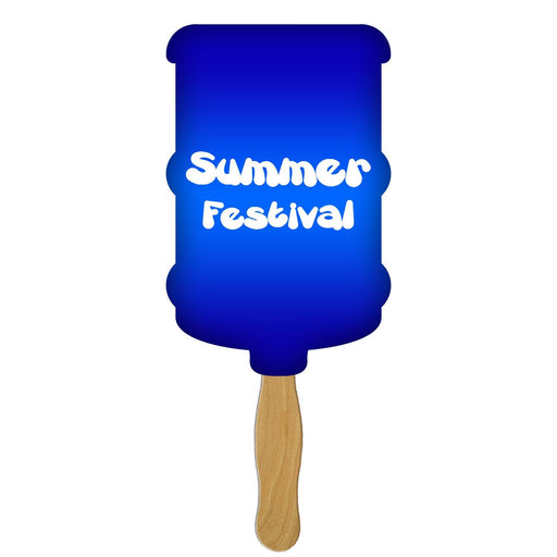 LFX-64 - Water Cooler Hand Fan Full Color (1 Side)