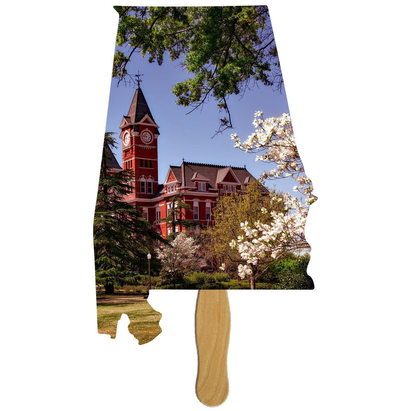 EZX-AL - Texas State Shape Hand Fan Full Color (1 Side)