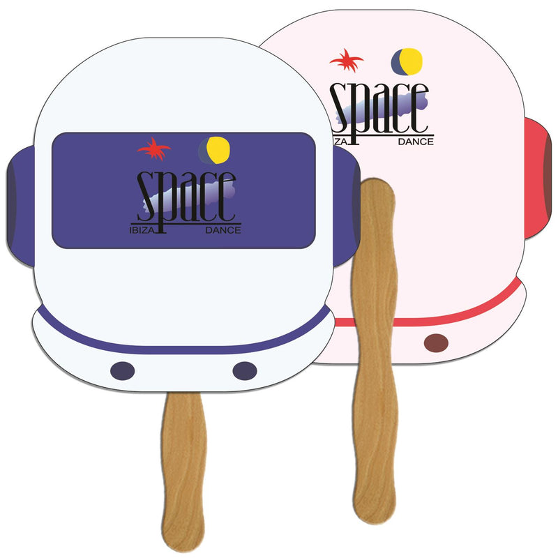 LF-156 - Astronaut Hand Fan Full Color (2 Sides)