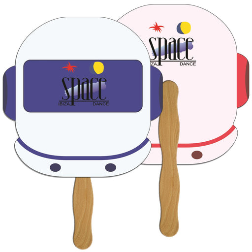 LF-156 - Astronaut Hand Fan Full Color (2 Sides)
