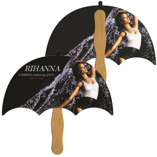 EZ-158 - Umbrella Hand Fan Full Color (2 Sides)