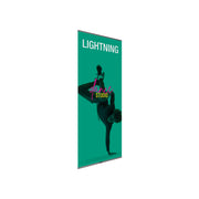 Lightning Spring Back Banner Stand