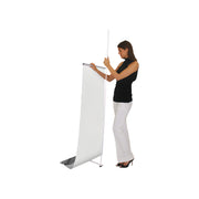 Lightning Spring Back Banner Stand