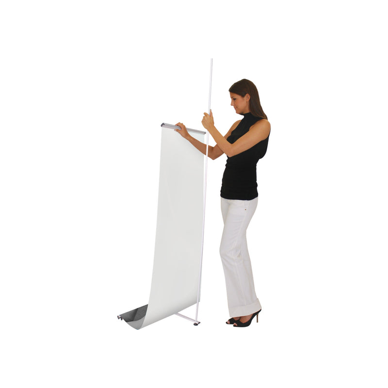 Lightning Spring Back Banner Stand