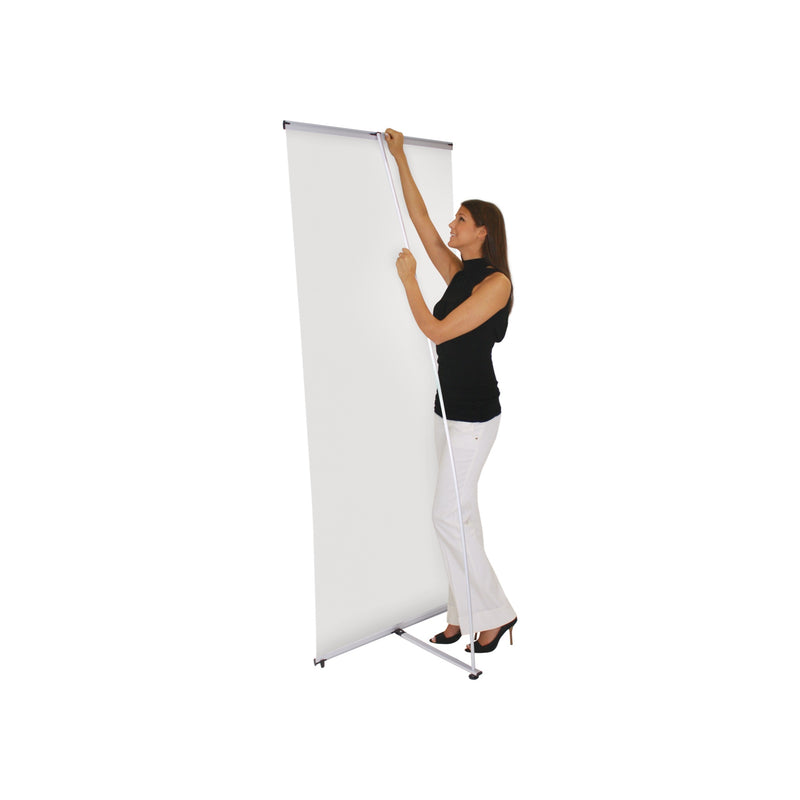 Lightning Spring Back Banner Stand