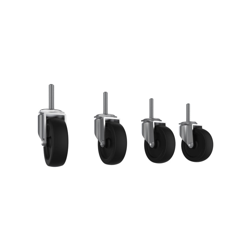MODify 4 Pack of Casters, 2 locking, 2 non-locking