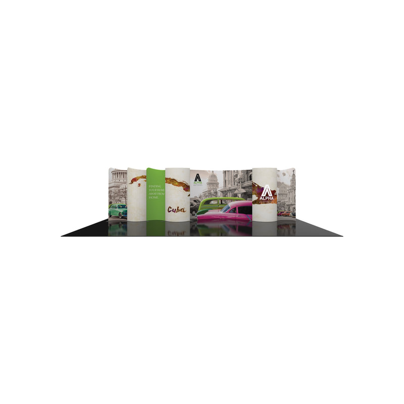 Modulate Series 1 30ft Fabric Backwall Kit 01