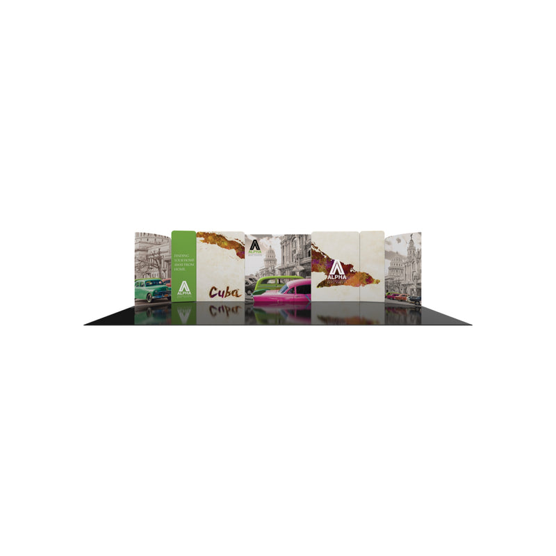 Modulate Series 3 30ft Fabric Backwall Kit 03