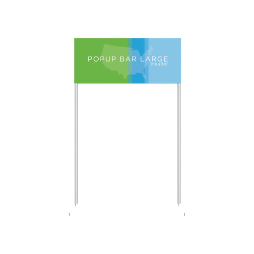 Popup Bar Large Header