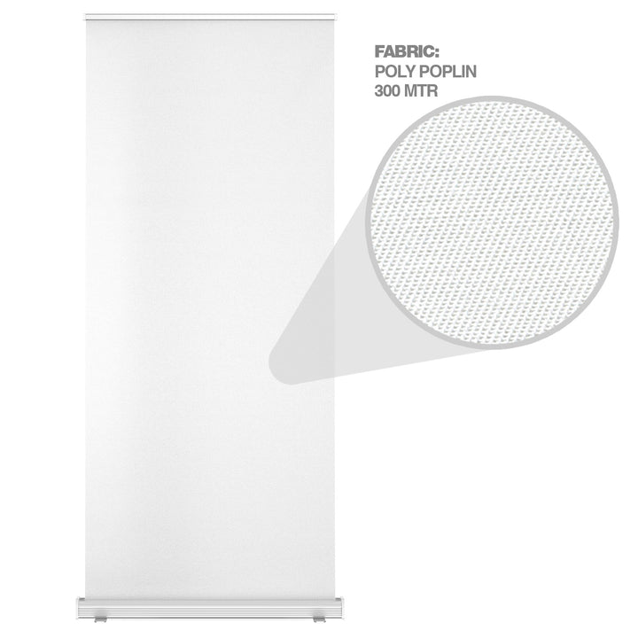 Fabric 33"x84" Roll Up Banner