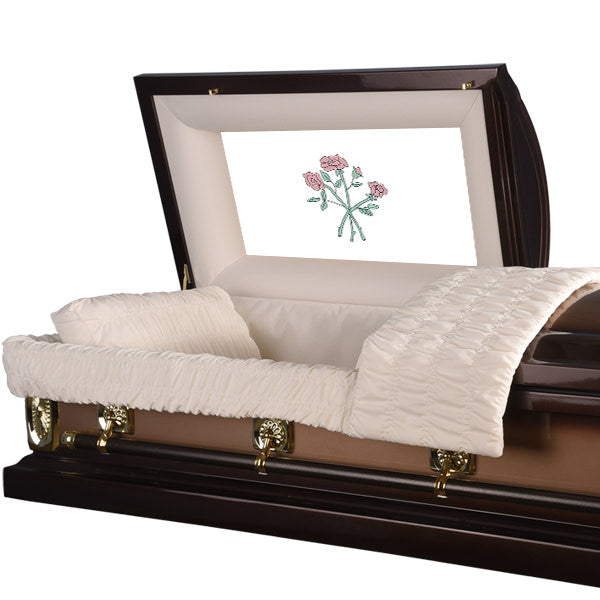 #63CP - Rose Flowers Casket Panel