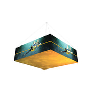 10Ft x 3Ft Backlit Square Hanging Structure