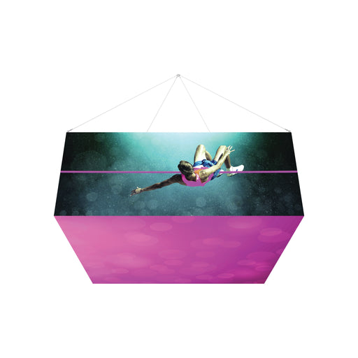 10Ft x 4Ft Backlit Square Hanging Structure