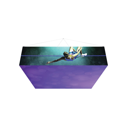 12Ft x 3Ft Backlit Square Hanging Structure