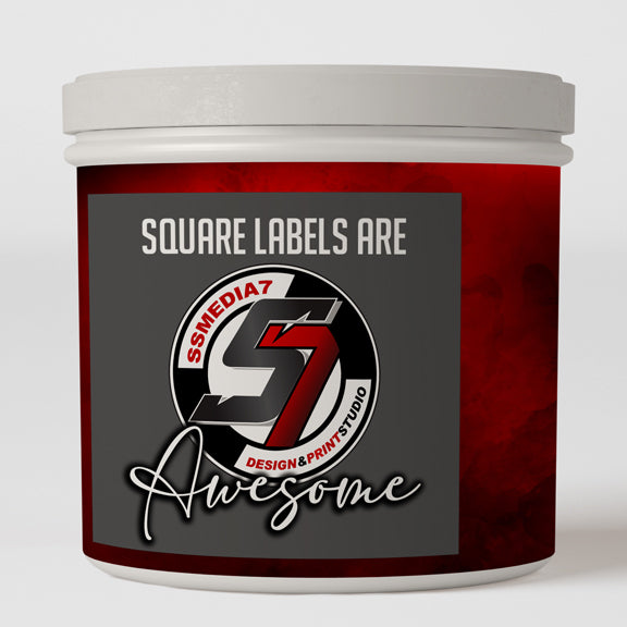 Square Labels for Jars & Bottles