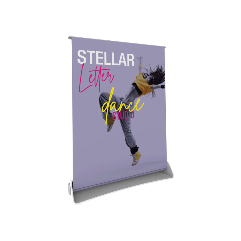 Stellar Letter Tabletop Retractable Banner Stand
