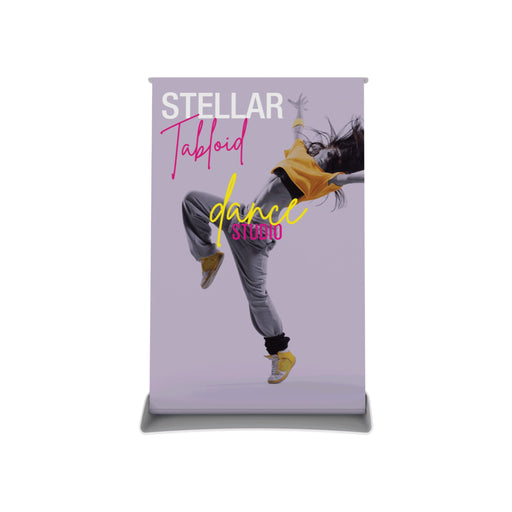 Stellar Tabloid Tabletop Retractable Banner Stand