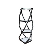 Twist Portable Display Cabinet With 3 Shelves