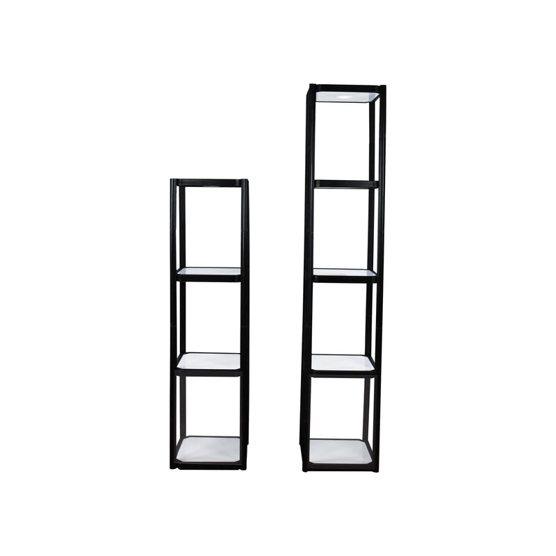 Twist Portable Display Cabinet With 3 Shelves