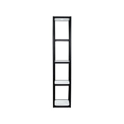 Twist Portable Display Cabinet With 4 Shelves