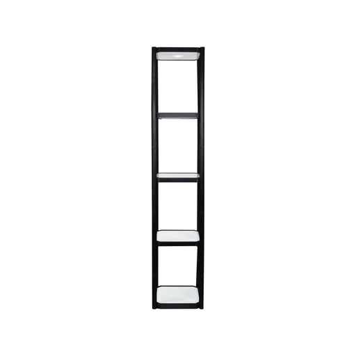 Twist Portable Display Cabinet With 4 Shelves
