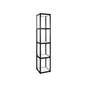 Twist Portable Display Cabinet With 4 Shelves