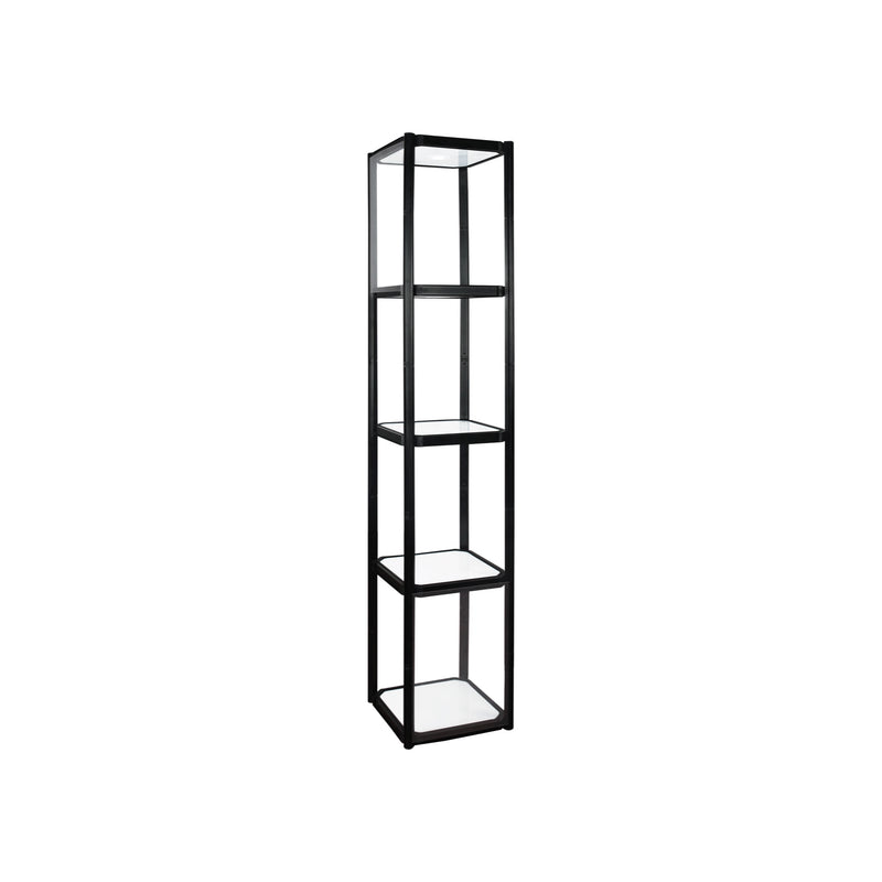 Twist Portable Display Cabinet With 4 Shelves