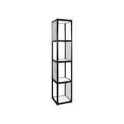 Twist Portable Display Cabinet With 4 Shelves