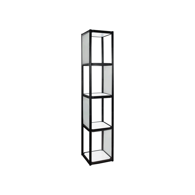 Twist Portable Display Cabinet With 4 Shelves