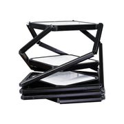 Twist Portable Display Cabinet With 4 Shelves
