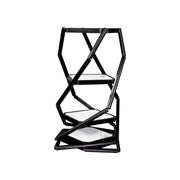 Twist Portable Display Cabinet With 4 Shelves