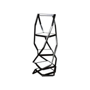 Twist Portable Display Cabinet With 4 Shelves