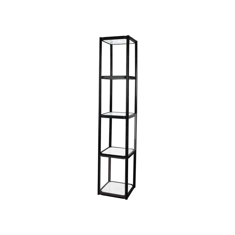 Twist Portable Display Cabinet With 4 Shelves
