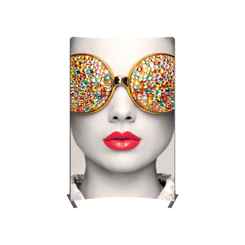 Vector Frame Curved 03 Fabric Banner Display