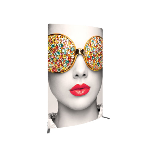 Vector Frame Curved 03 Fabric Banner Display