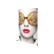 Vector Frame Curved 03 Fabric Banner Display