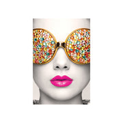Vector Frame Edge R-03 Rectangle Fabric Poster Display