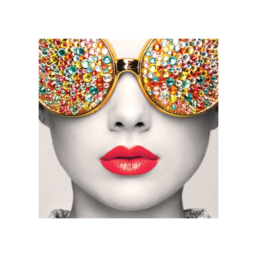 Vector Frame Edge S-01 Square Fabric Poster Display