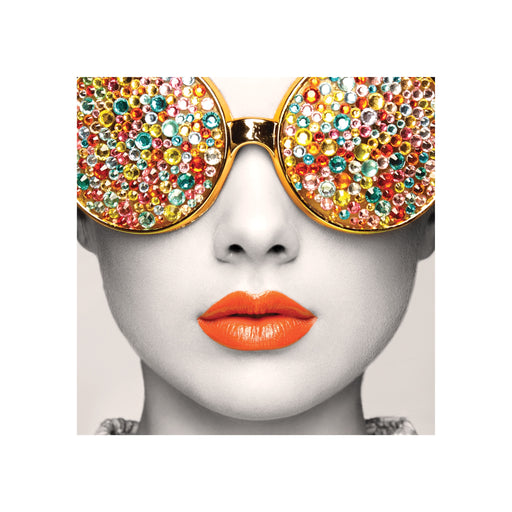Vector Frame Edge S-02 Square Fabric Poster Display