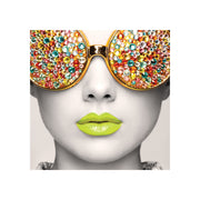 Vector Frame Edge S-03 Square Fabric Poster Display