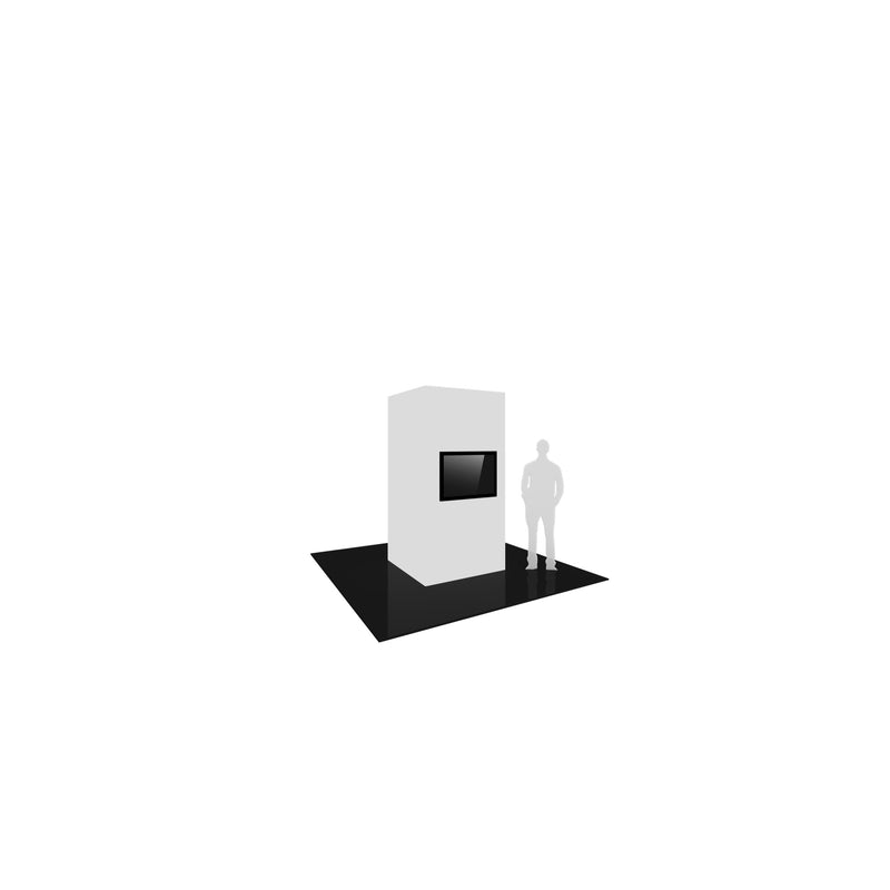 Vector Frame Modular Backlit Monitor Tower 02 (4' x 8')