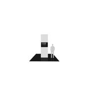Vector Frame Modular Backlit Monitor Tower 03 (3' x 10')